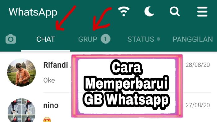 Cara Melakukan Update GB Whatsapp Ke Versi Terbarunya