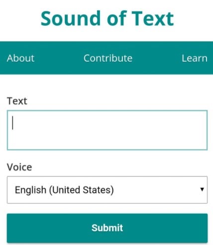 Fitur Sound Of Text