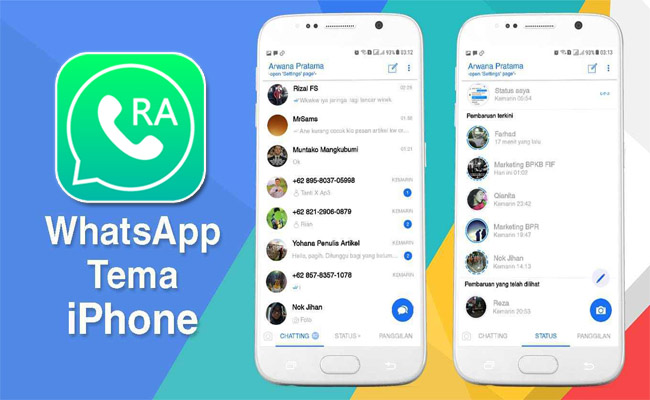 Fitur Yang Tersedia Dari Aplikasi Mod RA WhatsApp